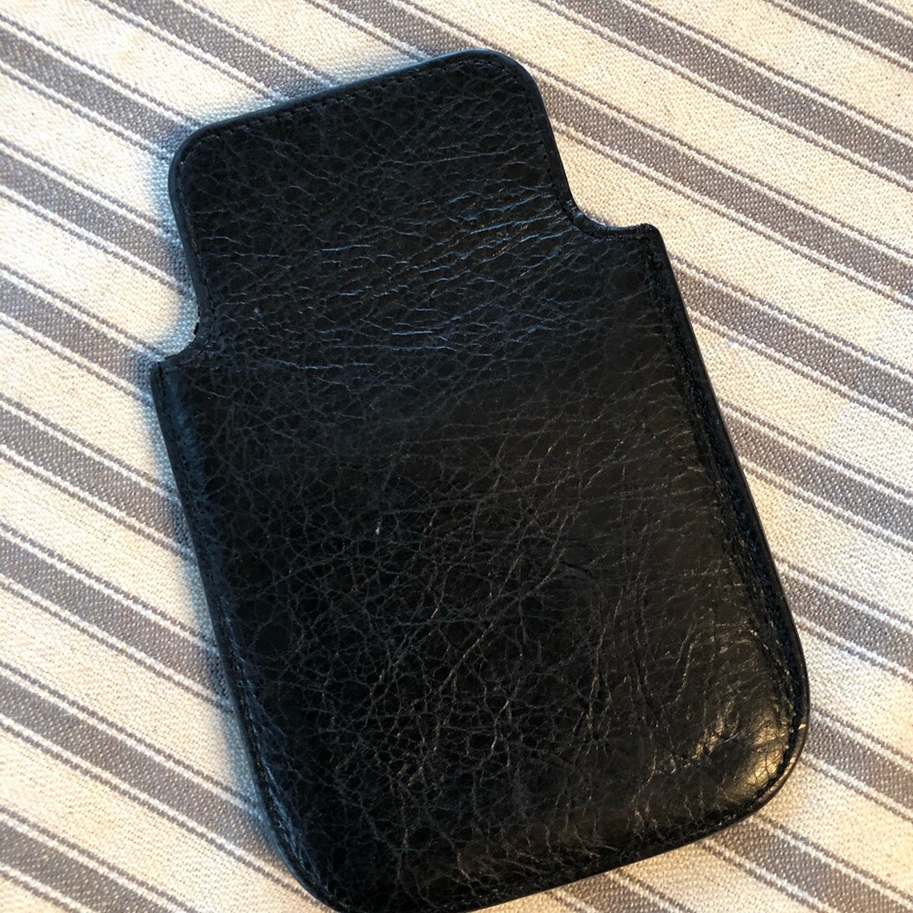 Balenciaga Moto Card Holder in BLACK - Picture 2 of 5